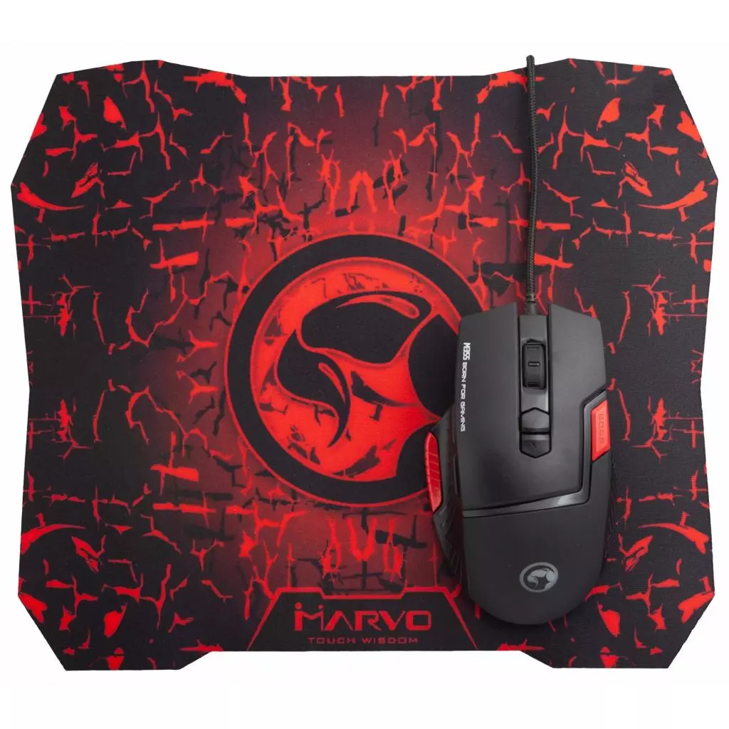 Мышка Marvo M355+G1 USB Black (M355+G1) - 2 Мышка Marvo M355+G1 USB Black (M355+G1) - 2