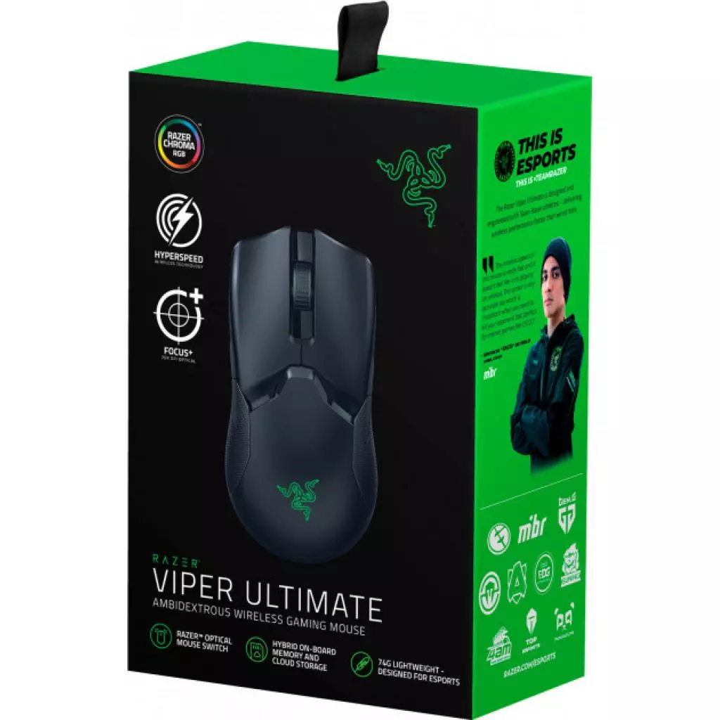Мышка Razer Viper Ultimate Wireless (RZ01-03050200-R3G1) - 5 Мышка Razer Viper Ultimate Wireless (RZ01-03050200-R3G1) - 5