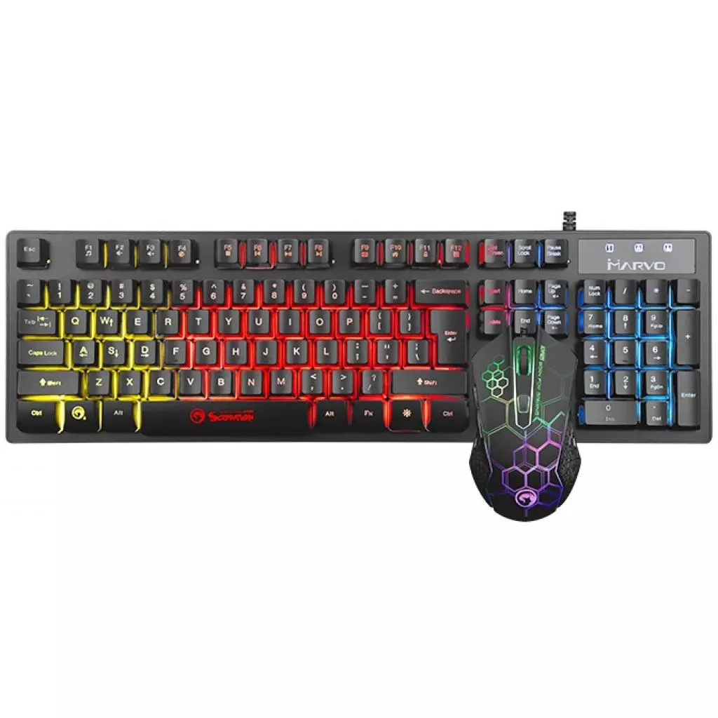 Комплект Marvo KM409 Combo 7colors-LED (KM409) - 1 Комплект Marvo KM409 Combo 7colors-LED (KM409) - 1