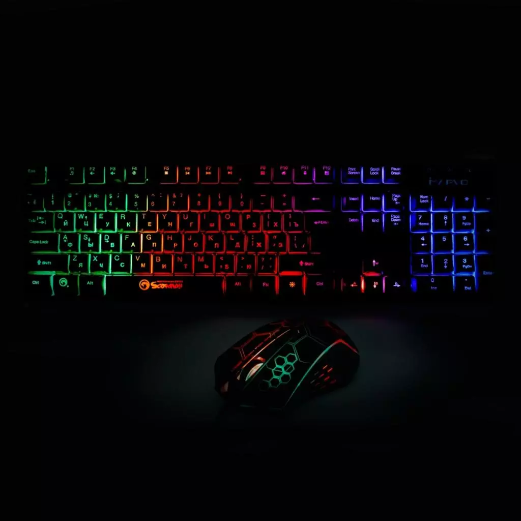 Комплект Marvo KM409 Combo 7colors-LED (KM409) - 7 Комплект Marvo KM409 Combo 7colors-LED (KM409) - 7