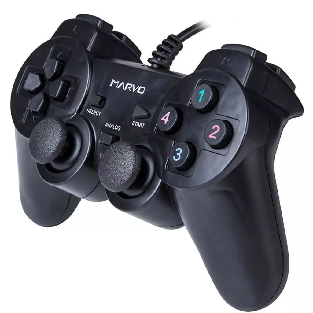 Геймпад Marvo GT-006 PC USB Black (GT-006) - 4 Геймпад Marvo GT-006 PC USB Black (GT-006) - 4