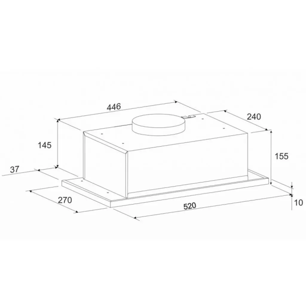 Вытяжка кухонная Eleyus INTO 960 52 WH - 3 Вытяжка кухонная Eleyus INTO 960 52 WH - 3