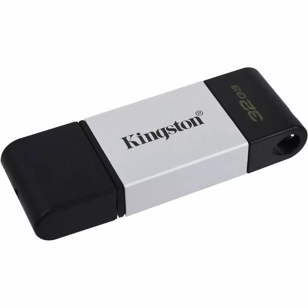 USB флеш накопитель Kingston 32GB DataTraveler 80 USB 3.2/Type-C (DT80/32GB) - 1