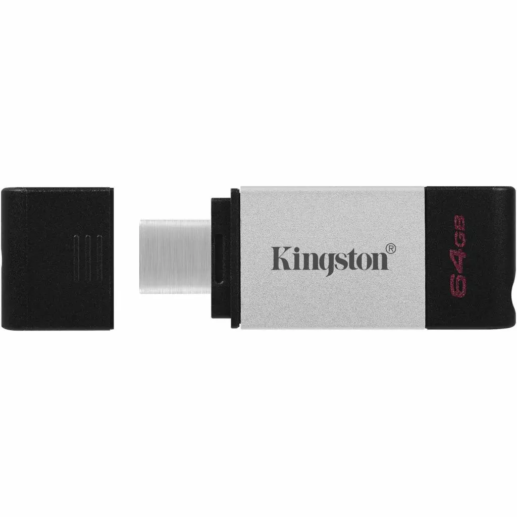 USB флеш накопитель Kingston 64GB DataTraveler 80 USB 3.2/Type-C (DT80/64GB) - 3 USB флеш накопитель Kingston 64GB DataTraveler 80 USB 3.2/Type-C (DT80/64GB) - 3