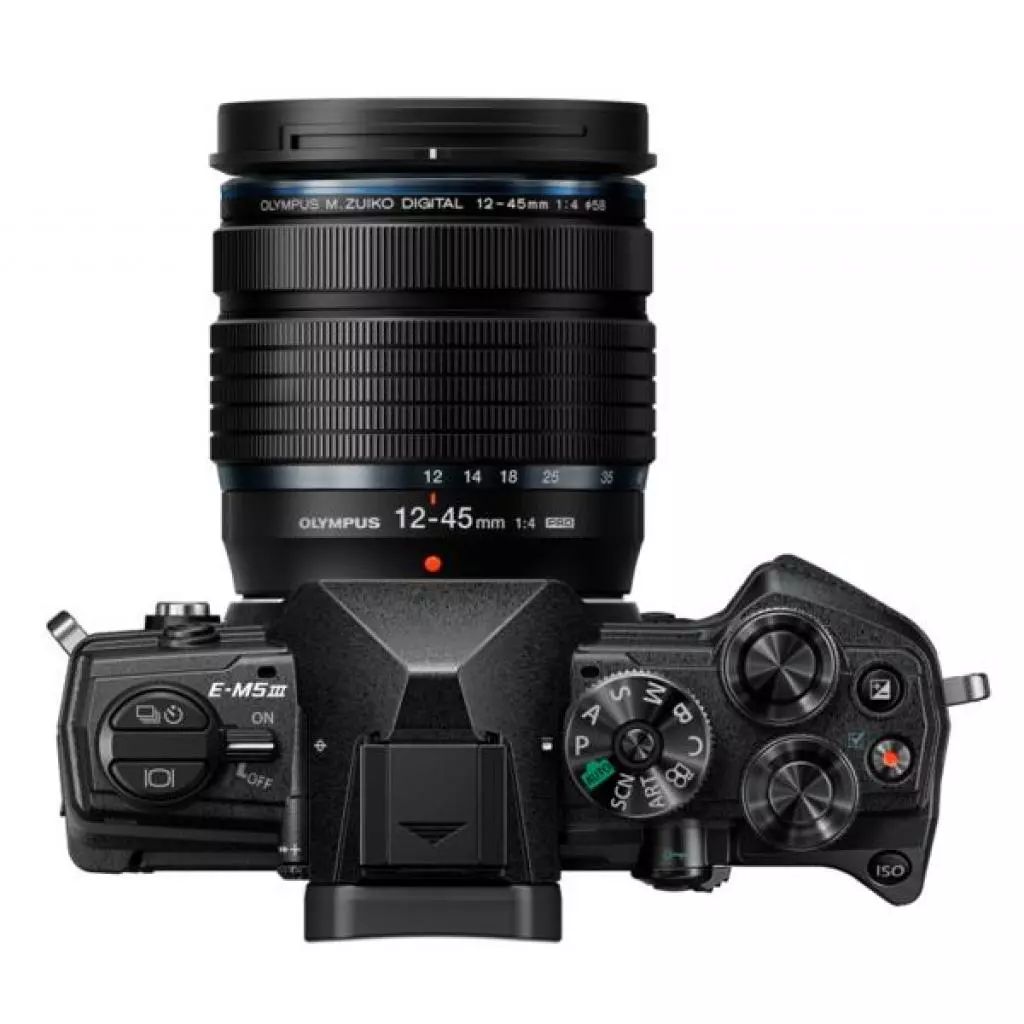 Цифровой фотоаппарат Olympus E-M5 mark III 12-45 PRO Kit black/black (V207092BE000) - 1 Цифровой фотоаппарат Olympus E-M5 mark III 12-45 PRO Kit black/black (V207092BE000) - 1