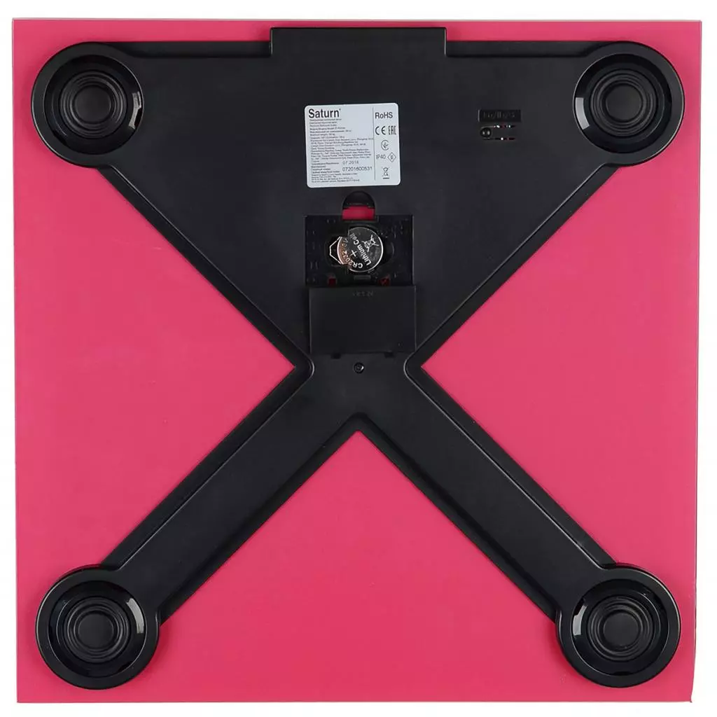 Весы напольные Saturn ST-PS0294 Red - 2 Весы напольные Saturn ST-PS0294 Red - 2