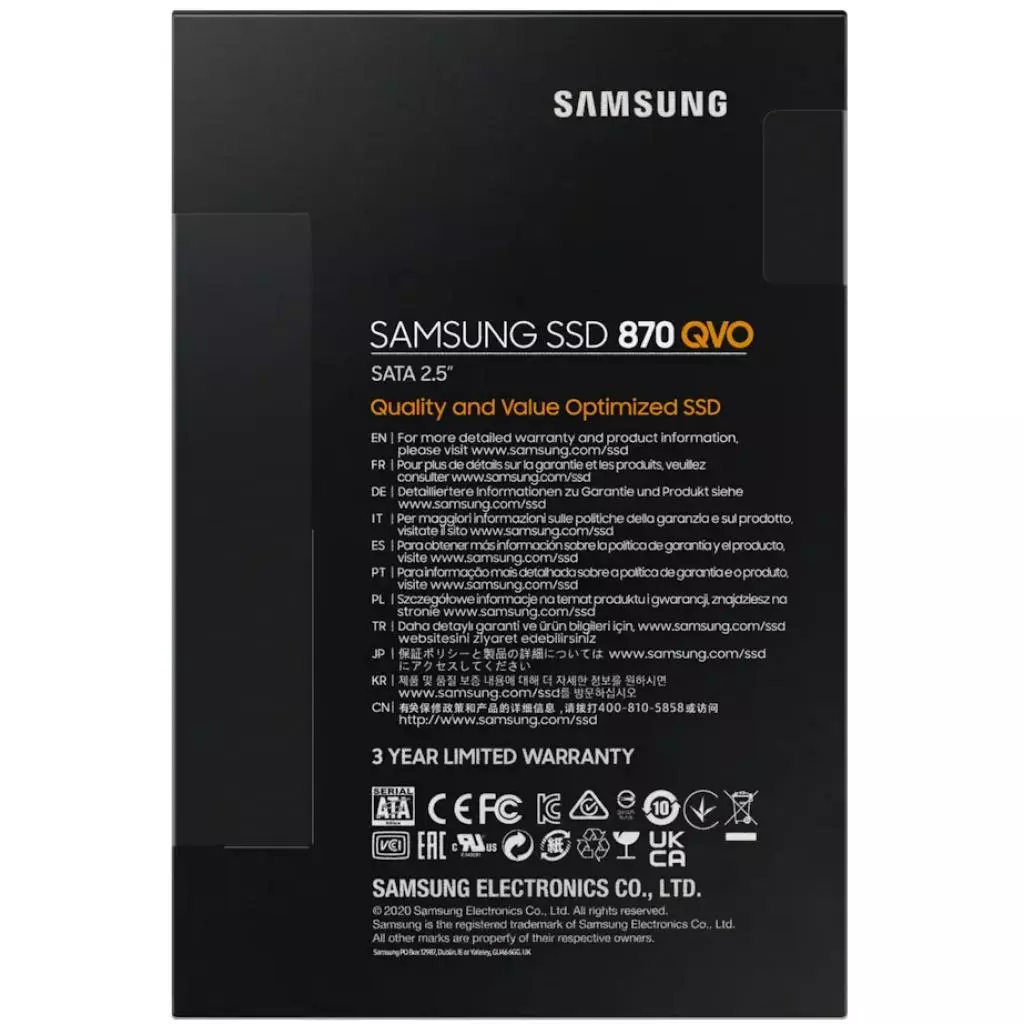 Накопитель SSD 2.5" 4TB Samsung (MZ-77Q4T0BW) - 6 Накопитель SSD 2.5" 4TB Samsung (MZ-77Q4T0BW) - 6