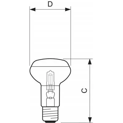 Лампочка PHILIPS EcoClassic 42W E27 230V NR63 FR 1CT/10 (8727900251951) - 2 Лампочка PHILIPS EcoClassic 42W E27 230V NR63 FR 1CT/10 (8727900251951) - 2