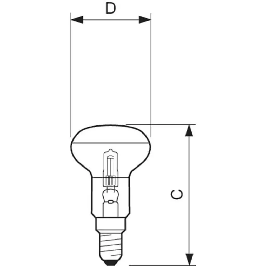 Лампочка PHILIPS E14 28W 230V NR50 30D Eco Classic (925640044236) - 1