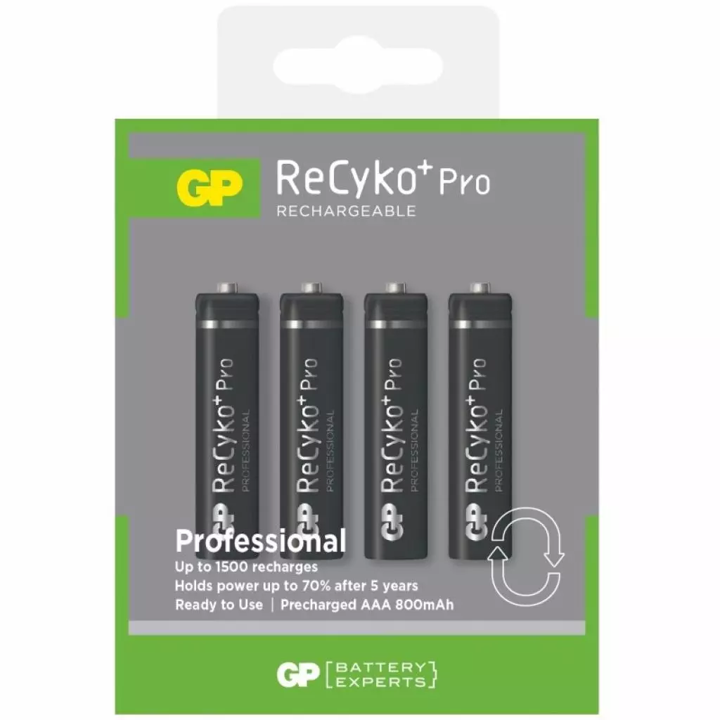 Аккумулятор Gp AAA 85AAAHCBE-2GBE4 ReCyko+Pro Professional 850 mAh * 4 (85AAAHCBE / 4891199089213)