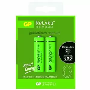 Аккумулятор Gp AA 100AAHCE-2GB2 ReCyko+ Smart Energy R6 1000 mAh * 2 (NiMn) (100AAHCE / 4891199145421)