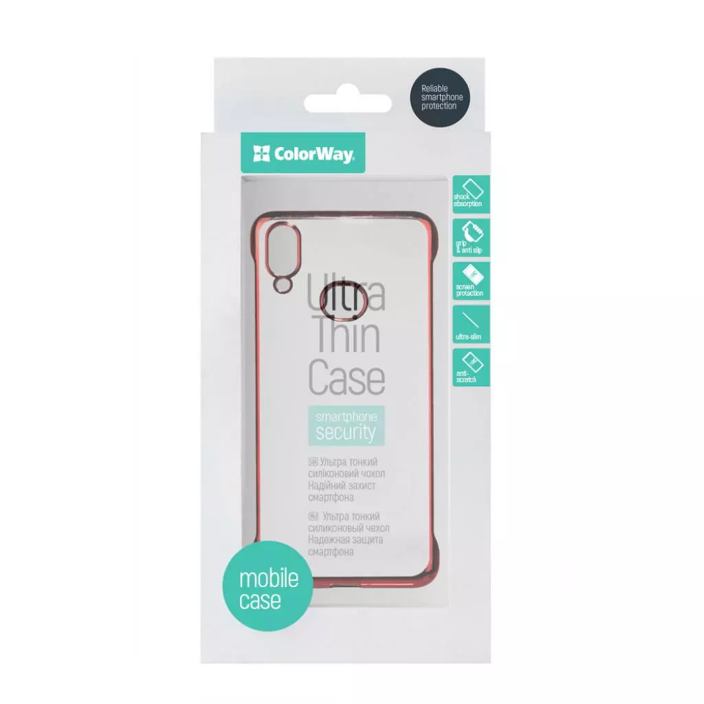 Чехол для моб. телефона ColorWay Plastic Ring Samsung Galaxy A10s, red (CW-CPRSGA107-RD)
