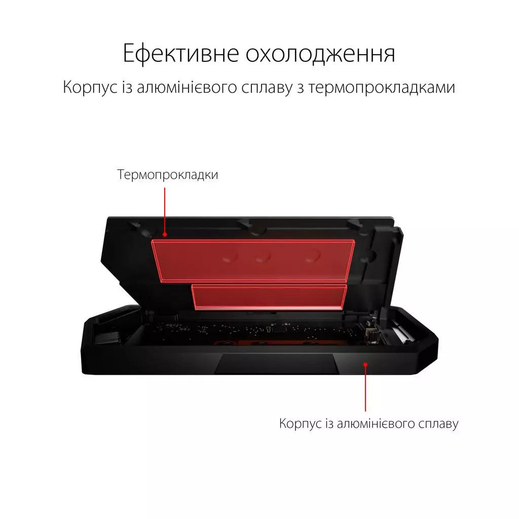 Карман внешний ASUS SSD M.2 PCIe NVMe STRIX ARION ESD-S1C/BLK/G/AS USB 3.1 Gen2 (ESD-S1C/BLK/G/AS) - 4 Карман внешний ASUS SSD M.2 PCIe NVMe STRIX ARION ESD-S1C/BLK/G/AS USB 3.1 Gen2 (ESD-S1C/BLK/G/AS) - 4