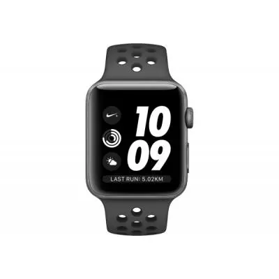 Смарт-часы Apple Watch Nike+ Series 3 GPS, 38mm Space Grey Aluminium Case wit (MTF12FS/A)