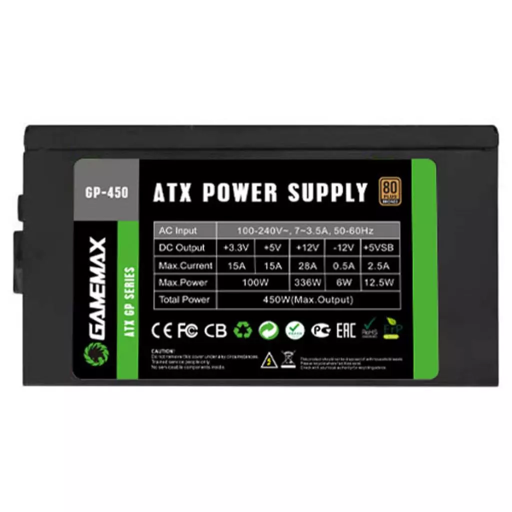 Блок питания Gamemax 450W (GP-450) - 3