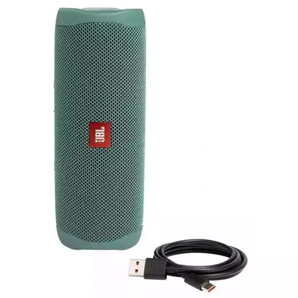 Акустическая система JBL Flip 5 Eco Edition Forest Green (JBLFLIP5ECOGRN) - 4 Акустическая система JBL Flip 5 Eco Edition Forest Green (JBLFLIP5ECOGRN) - 4