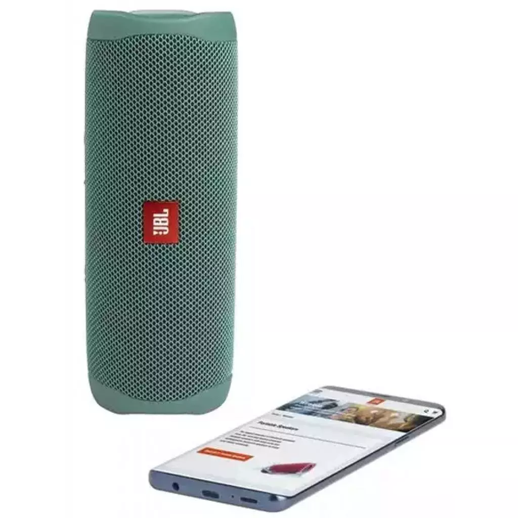 Акустическая система JBL Flip 5 Eco Edition Forest Green (JBLFLIP5ECOGRN) - 5 Акустическая система JBL Flip 5 Eco Edition Forest Green (JBLFLIP5ECOGRN) - 5
