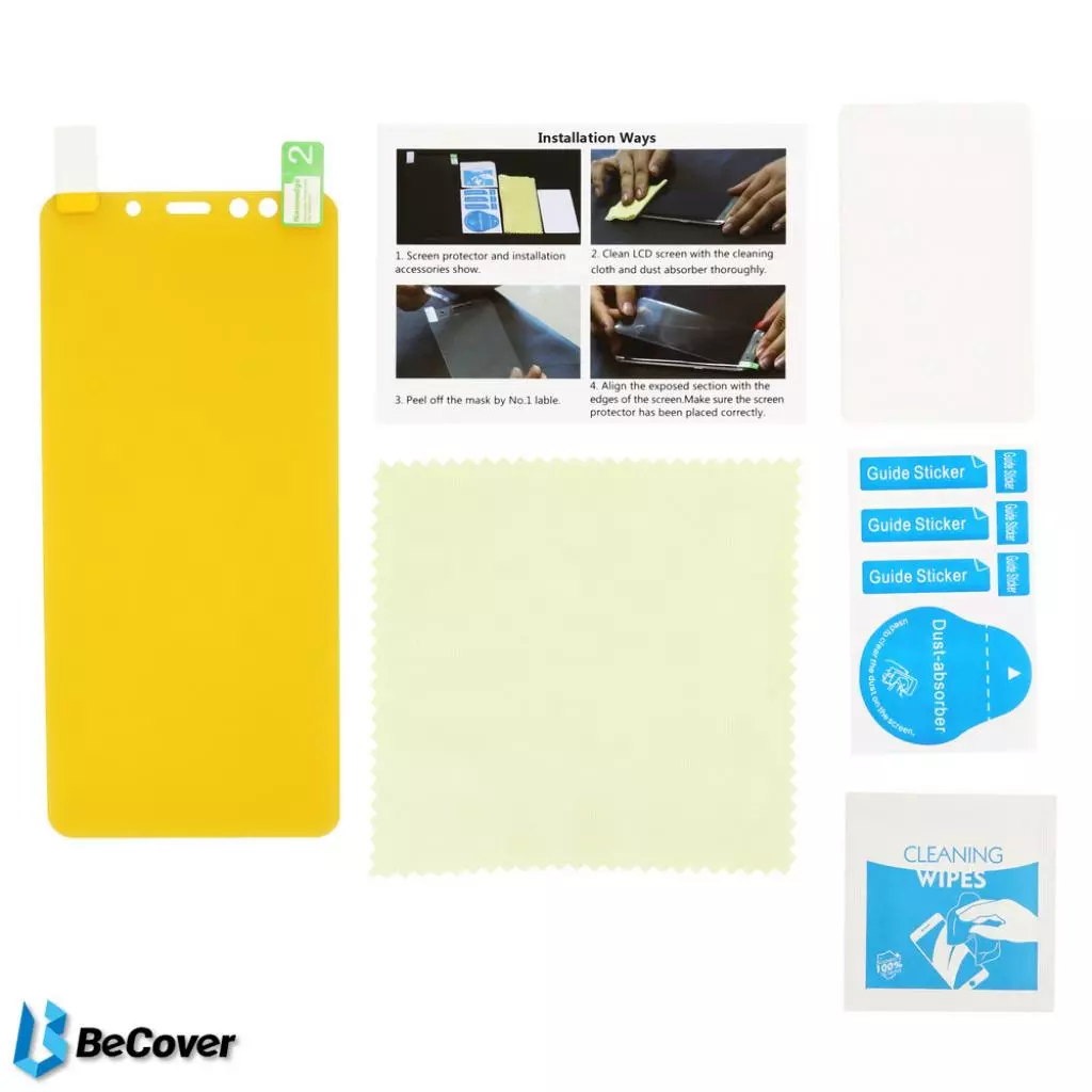 Пленка защитная BeCover Full Cover для Samsung Galaxy A8+ 2018 SM-A730 (701953) - 1 Пленка защитная BeCover Full Cover для Samsung Galaxy A8+ 2018 SM-A730 (701953) - 1