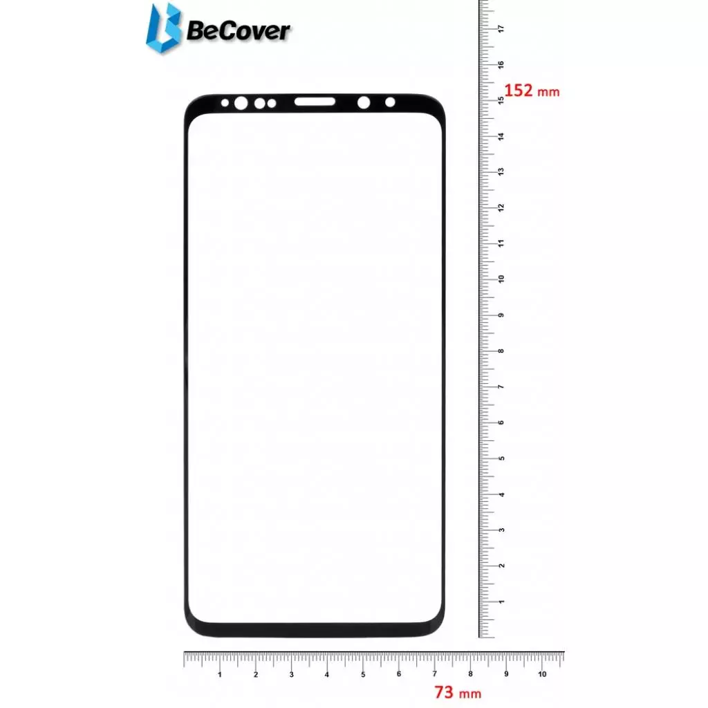 Пленка защитная BeCover Silk Screen Protector Samsung Galaxy S9+ SM-G965 Black (702970)