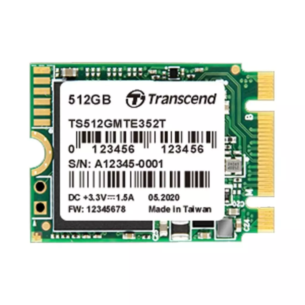 Накопитель SSD M.2 2230 512GB Transcend (TS512GMTE352T)