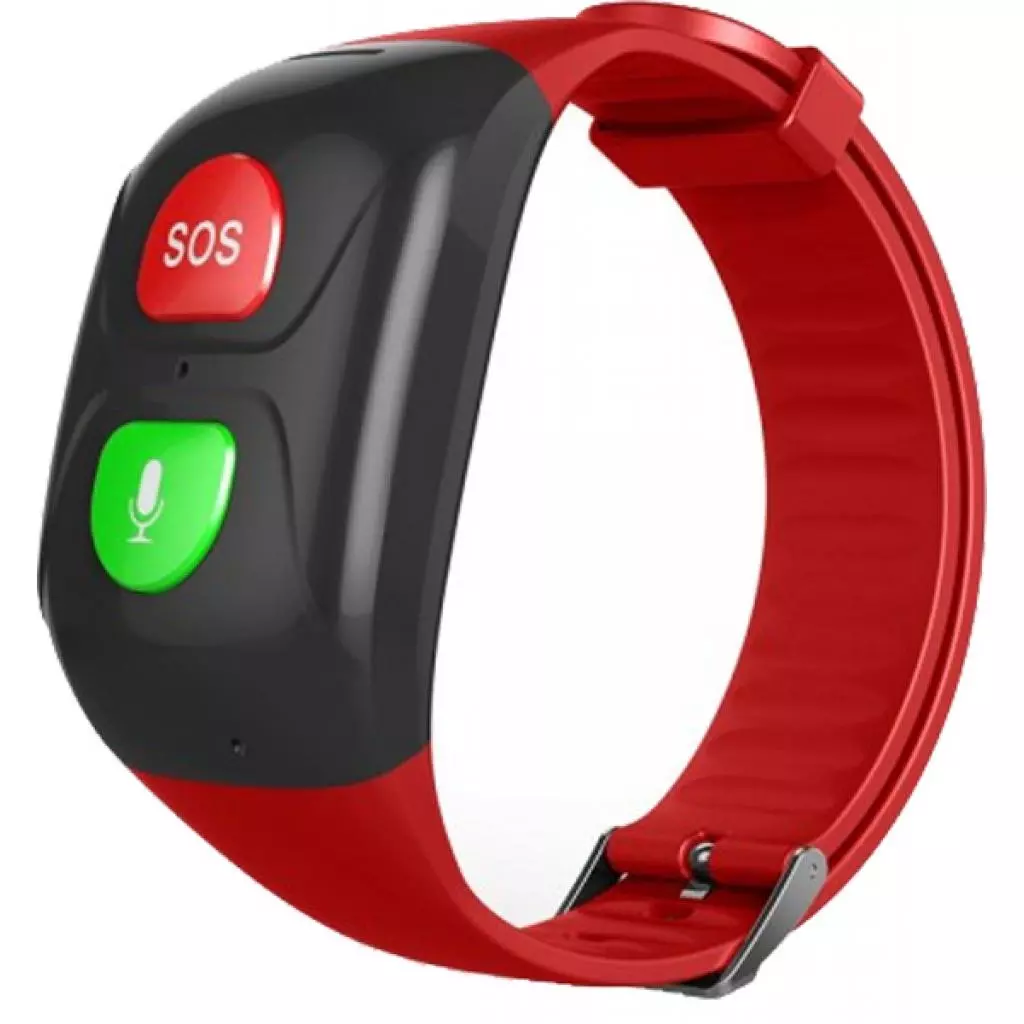 Смарт-часы GoGPS М03 кнопка SOS black/red (M03BKRD)