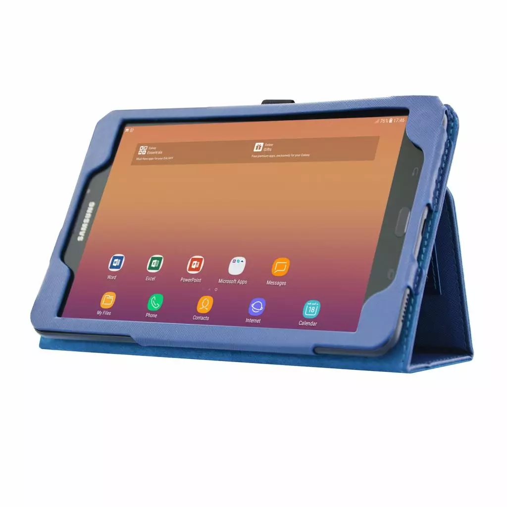 Чехол для планшета BeCover Slimbook Samsung Tab A 8.0" 2017 SM-T380/T385 Deep Blue (701714) - 4