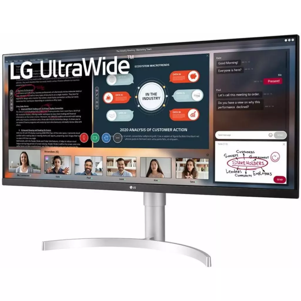 Монитор LG 34WN650-W - 2 Монитор LG 34WN650-W - 2