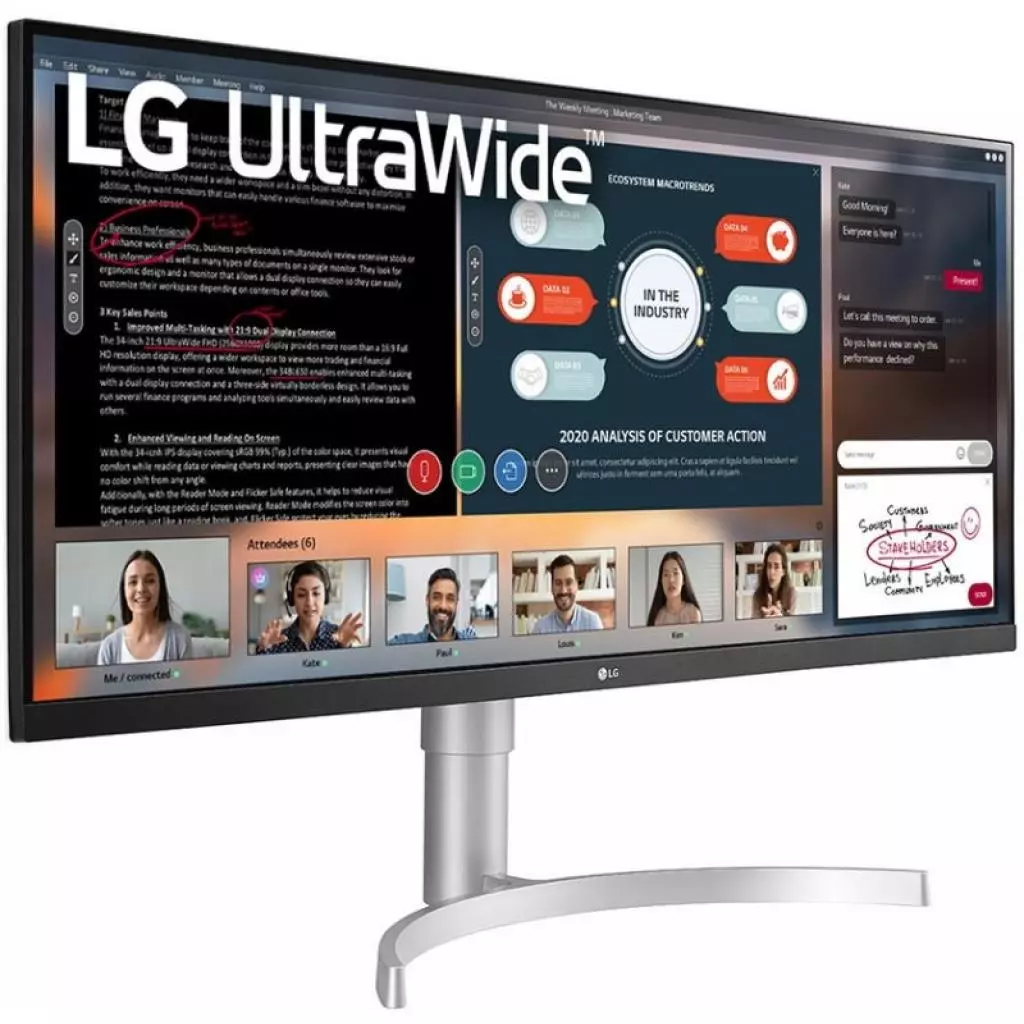 Монитор LG 34WN650-W - 3 Монитор LG 34WN650-W - 3
