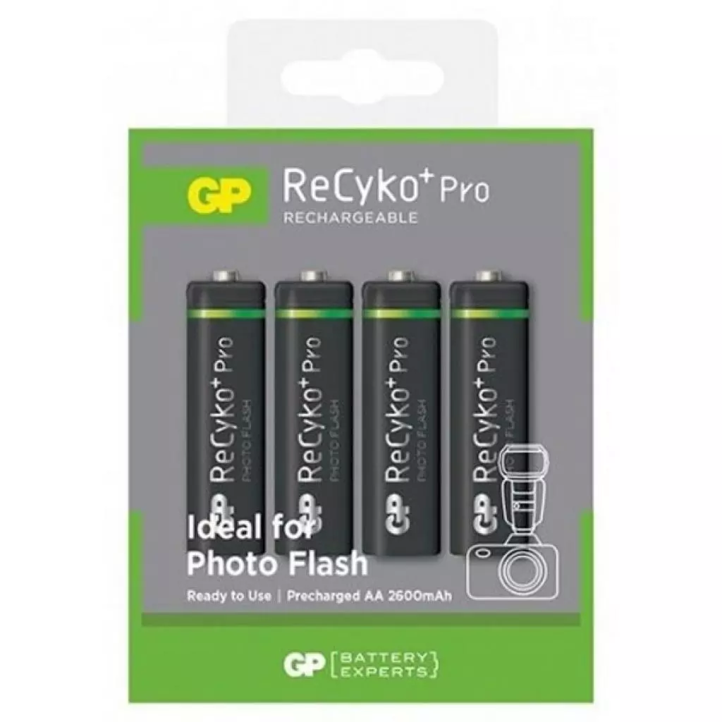 Аккумулятор Gp AA R06 2700 mAh * 4 (270AAHCNP-GB4 / 4891199077753)