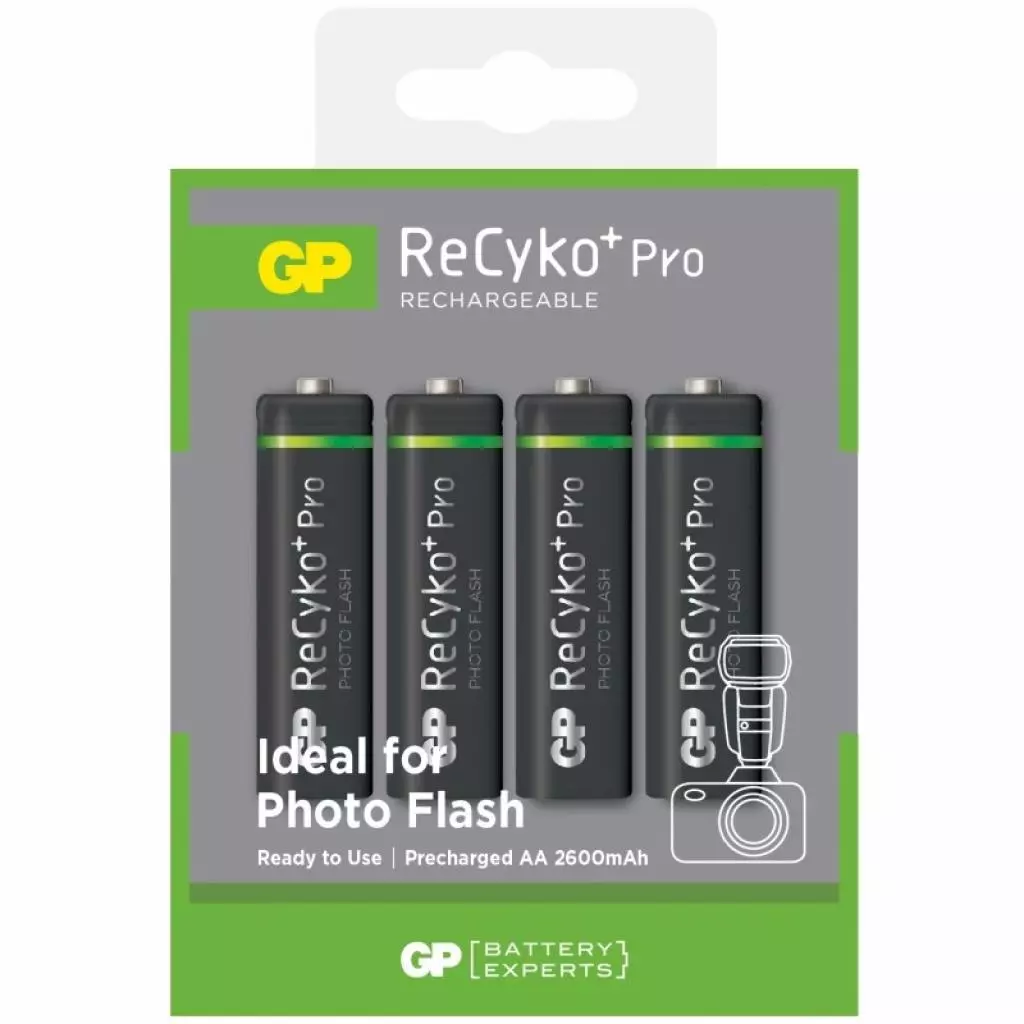 Аккумулятор Gp AA 270AAHCE-2APCGBE4 ReCyko+Pro Photo Flash 2700 mAh * 4 (270AAHCE / 4891199154959)