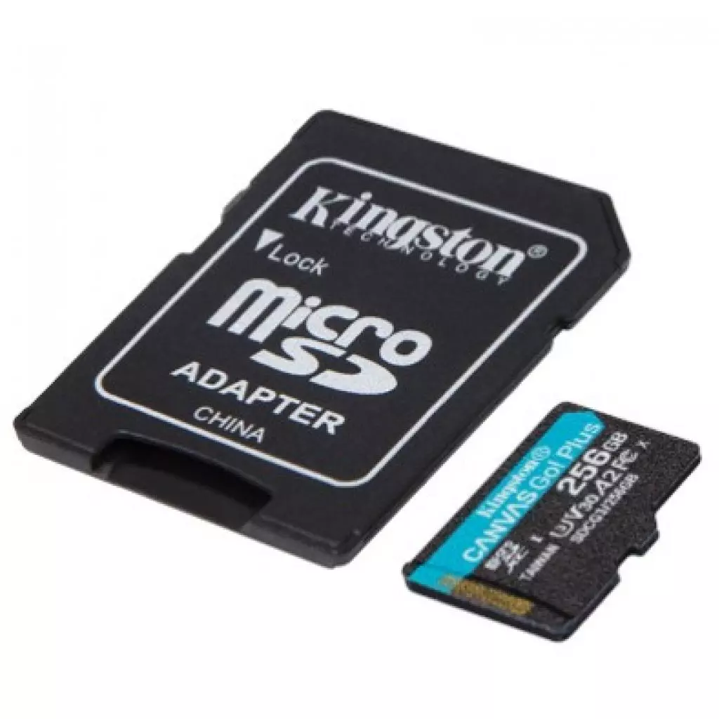 Карта памяти Kingston 256GB microSDXC class 10 UHS-I U3 A2 Canvas Go Plus (SDCG3/256GB) - 1 Карта памяти Kingston 256GB microSDXC class 10 UHS-I U3 A2 Canvas Go Plus (SDCG3/256GB) - 1