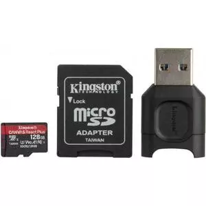 Карта памяти Kingston 128GB microSDXC class 10 Canvas React+ (MLPMR2/128GB)