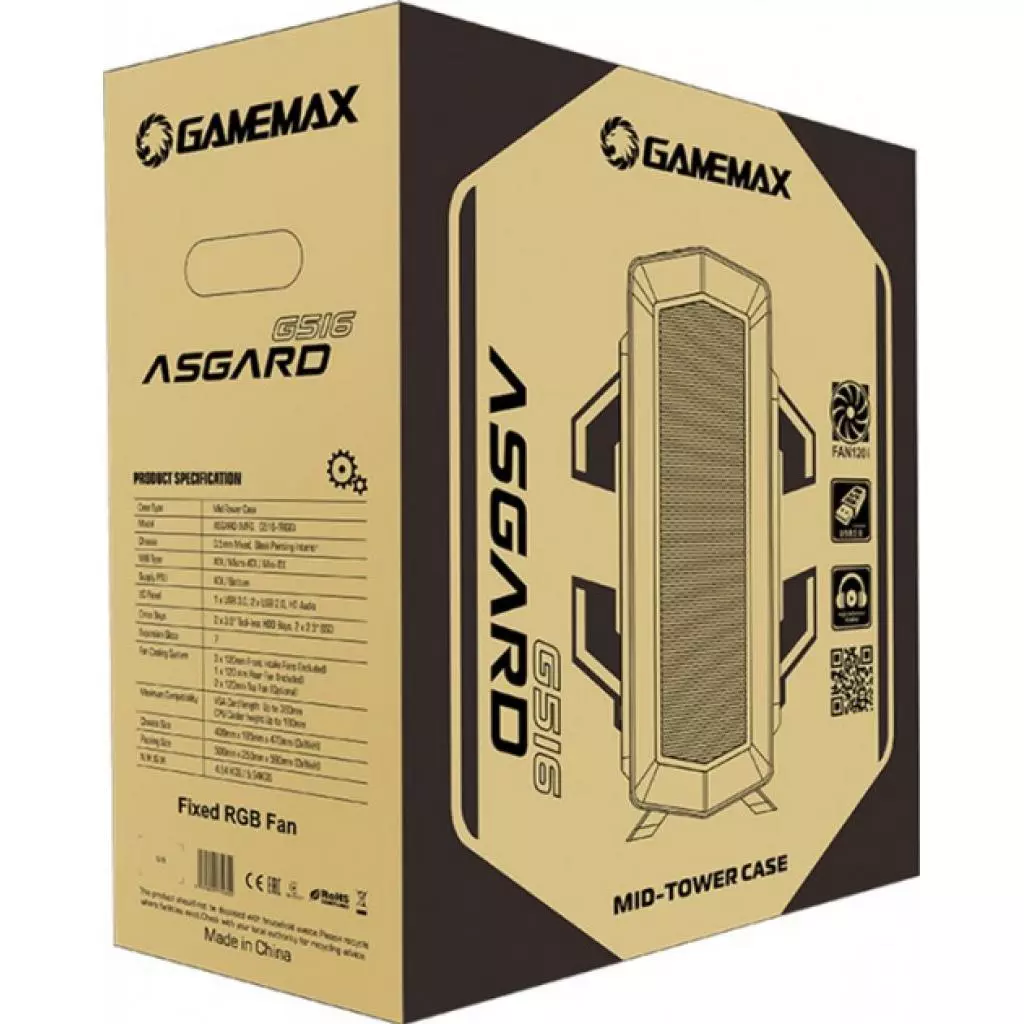 Корпус Gamemax ASGARD FRGB - 3