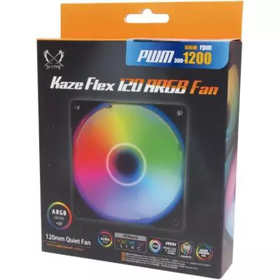Кулер для корпуса SCYTHE Kaze Flex 120 mm ARGB PWM (KF1225FD18AR-P) - 5