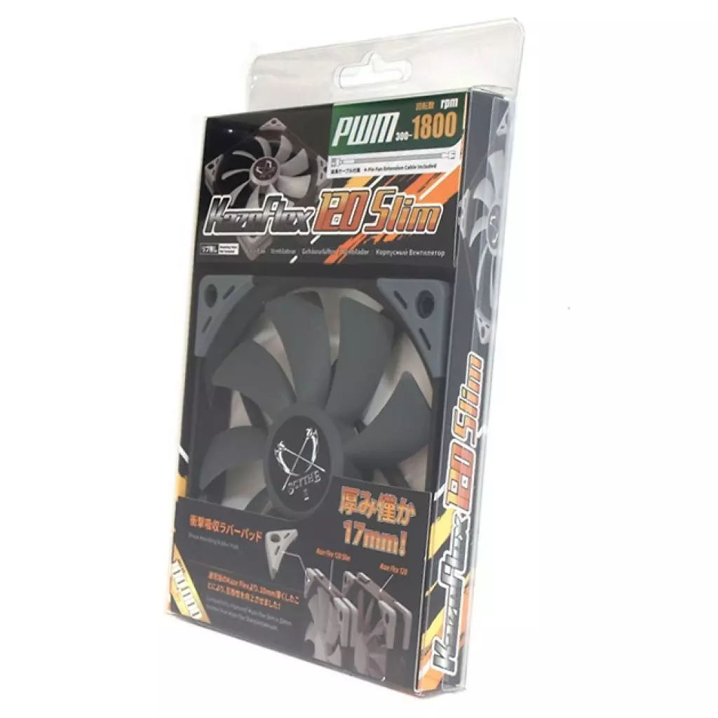 Кулер для корпуса Scythe Kaze Flex 120 mm Slim PWM (KF1215FD12-P) - 5