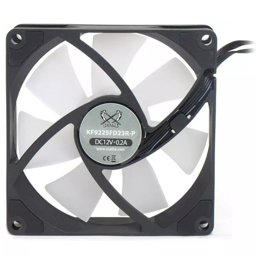 Кулер для корпуса Scythe Kaze Flex 92 mm RGB PWM (KF9225FD23R-P) - 2