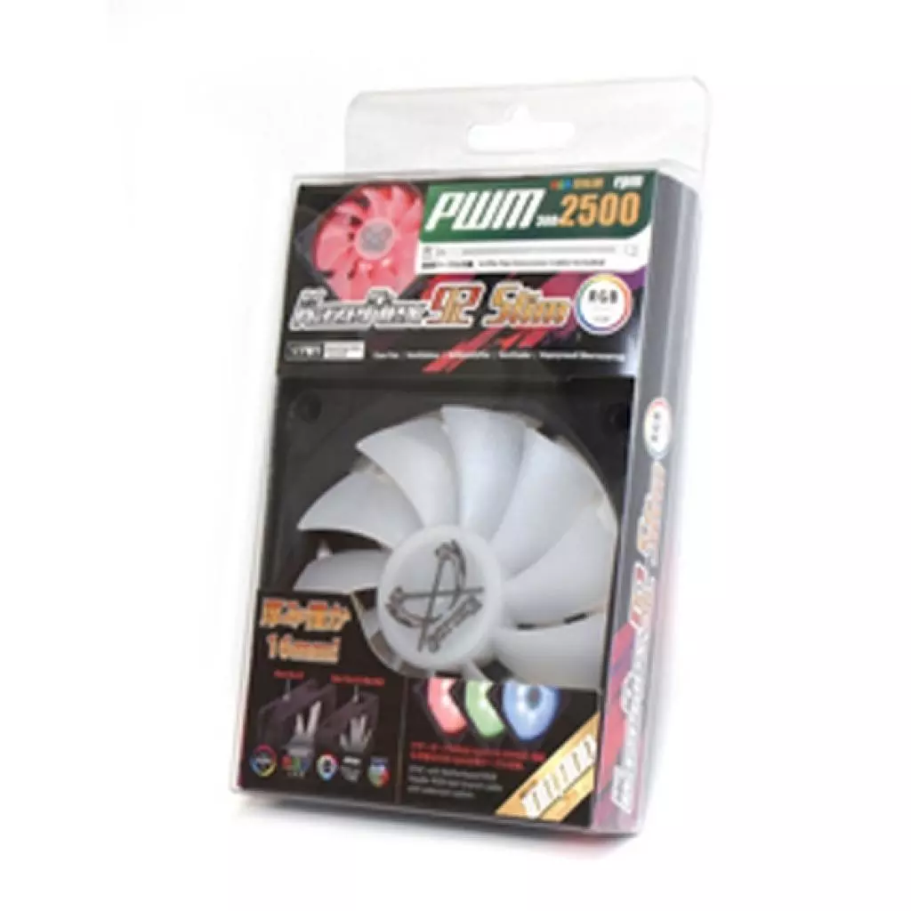 Кулер для корпуса Scythe Kaze Flex 92 mm Slim RGB PWM (KF9215FD25R-P) - 5