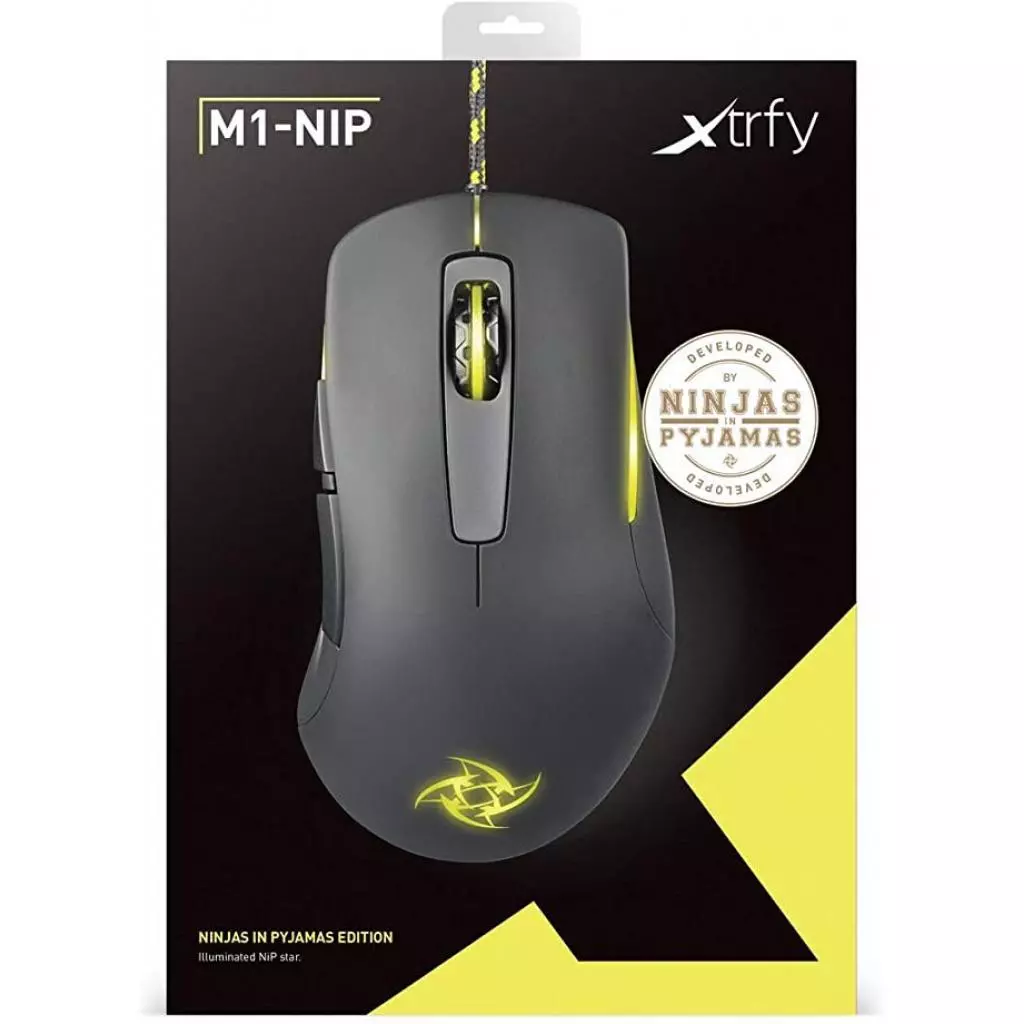 Мышка Xtrfy M1 NIP edition Black (XG-M1-NIP) - 7 Мышка Xtrfy M1 NIP edition Black (XG-M1-NIP) - 7