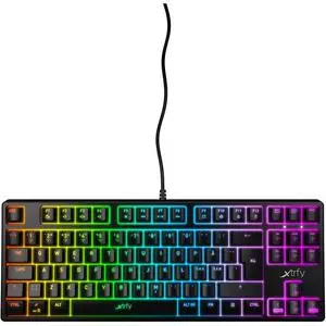 Клавиатура Xtrfy K4 TKL RGB Kailh Red Ukr-Ru Black (XG-K4-RGB-TKL-R-UKR) Клавиатура Xtrfy K4 TKL RGB Kailh Red Ukr-Ru Black (XG-K4-RGB-TKL-R-UKR)