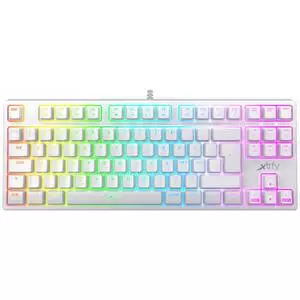 Клавиатура Xtrfy K4 TKL RGB Kailh Red Ukr-Ru White (XG-K4-RGB-TKL-WH-R-UKR) Клавиатура Xtrfy K4 TKL RGB Kailh Red Ukr-Ru White (XG-K4-RGB-TKL-WH-R-UKR)