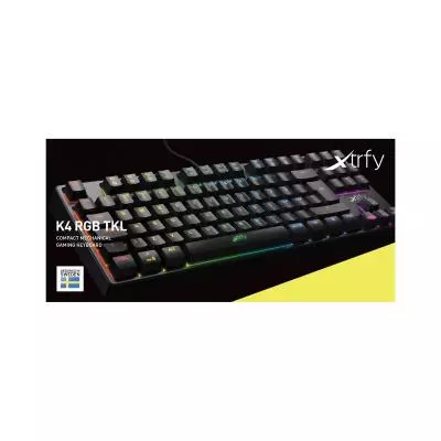Клавиатура Xtrfy K4 TKL RGB Kailh Red RU (XG-K4-RGB-TKL-R-RUS) - 7