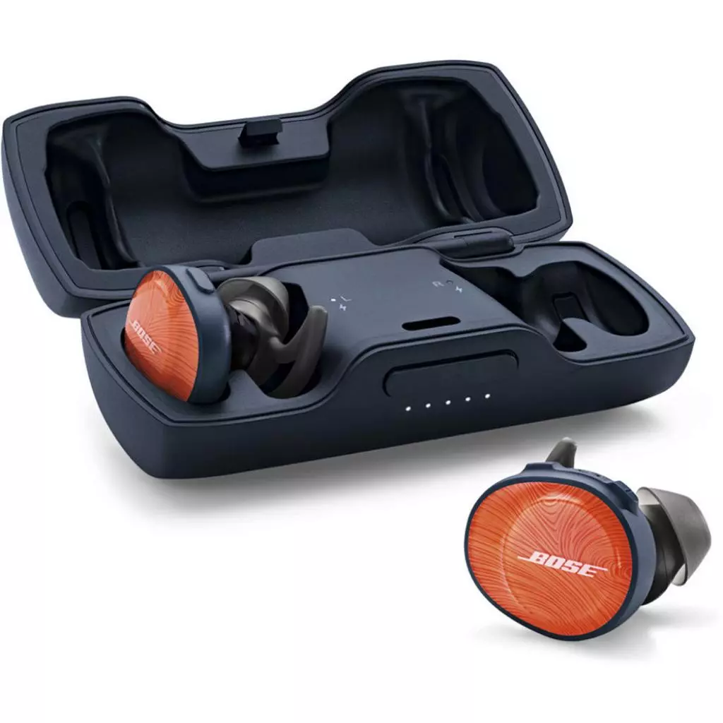 Наушники Bose SoundSport Free Wireless Headphones Orange/Blue (774373-0030) - 8