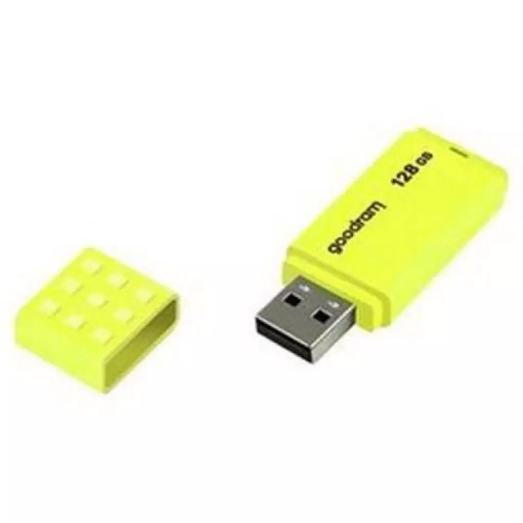 USB флеш накопитель Goodram 128GB UME2 Yellow USB 2.0 (UME2-1280Y0R11) - 1