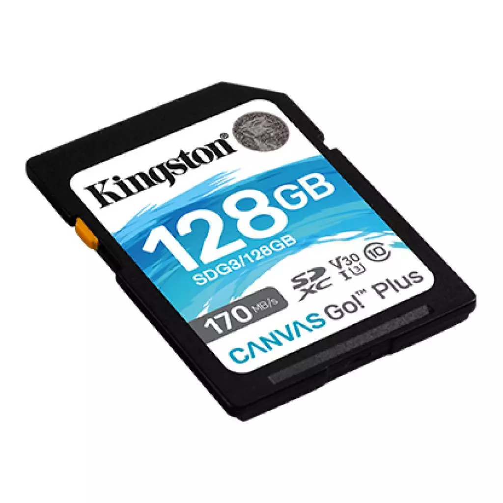 Карта памяти Kingston 128GB SDXC class 10 UHS-I U3 Canvas Go Plus (SDG3/128GB) - 1