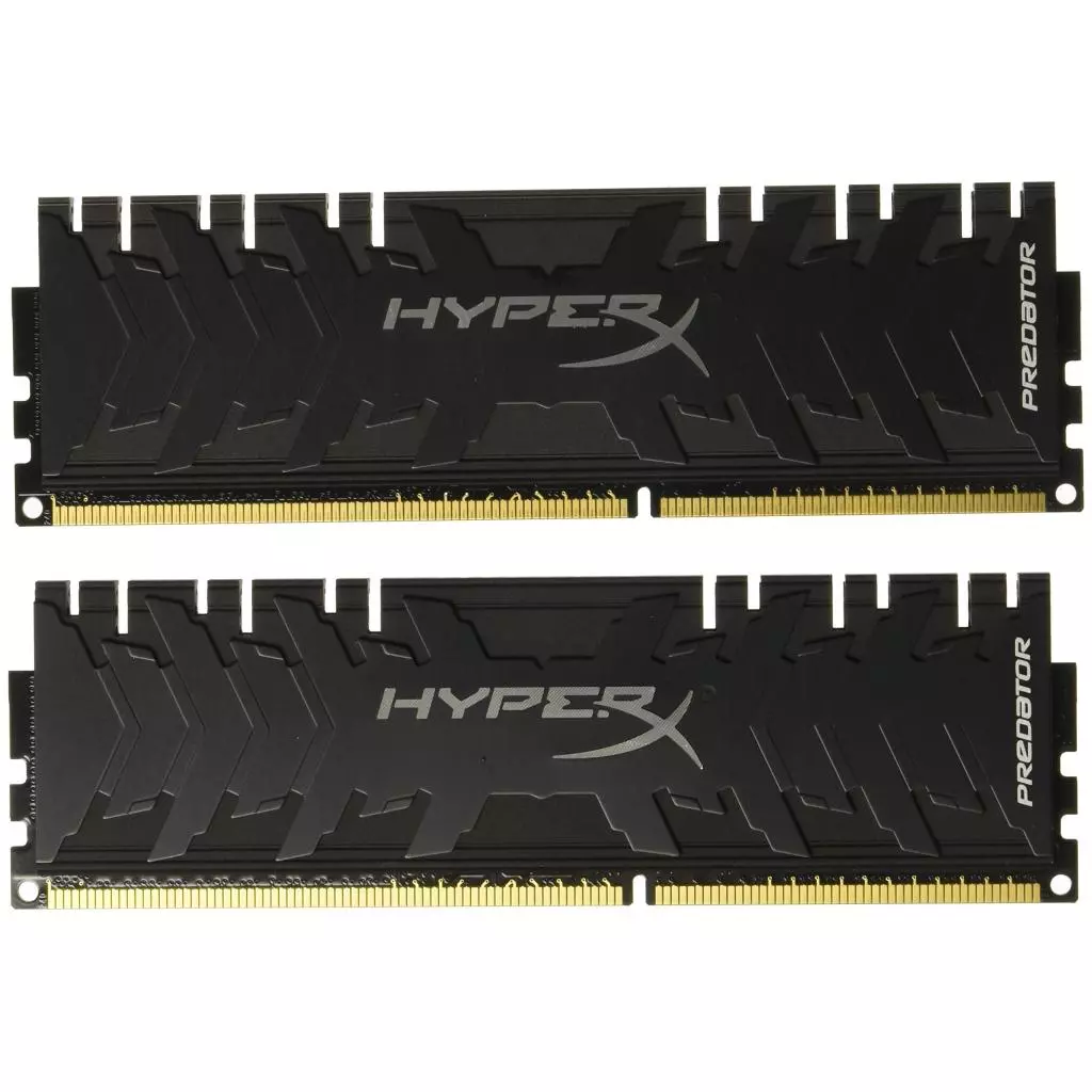 Модуль памяти для компьютера DDR4 64GB (2x32GB) 3200 MHz HyperX Predator Black Kingston Fury (ex.HyperX) (HX432C16PB3K2/64)