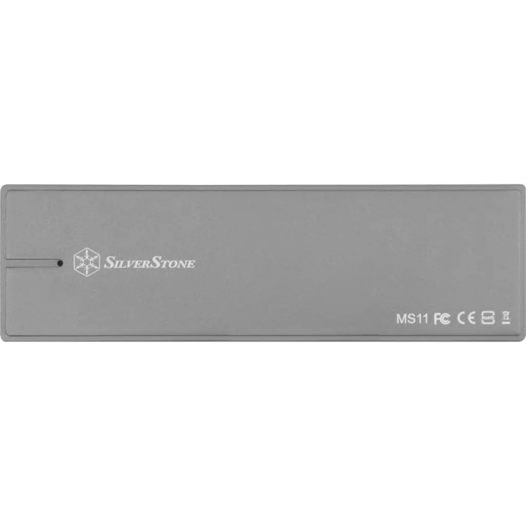 Карман внешний Silver Stone USB 3.1 Gen 2 для SSD NVM Express M.2 SSD (2242/2260/2280) (SST-MS11C) - 1