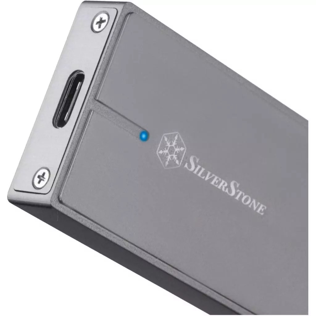 Карман внешний Silver Stone USB 3.1 Gen 2 для SSD NVM Express M.2 SSD (2242/2260/2280) (SST-MS11C) - 2