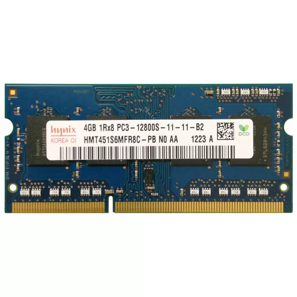 Модуль памяти для ноутбука SoDIMM DDR3 4GB 1600 MHz Hynix (HMT451S6MFR8C-PB)