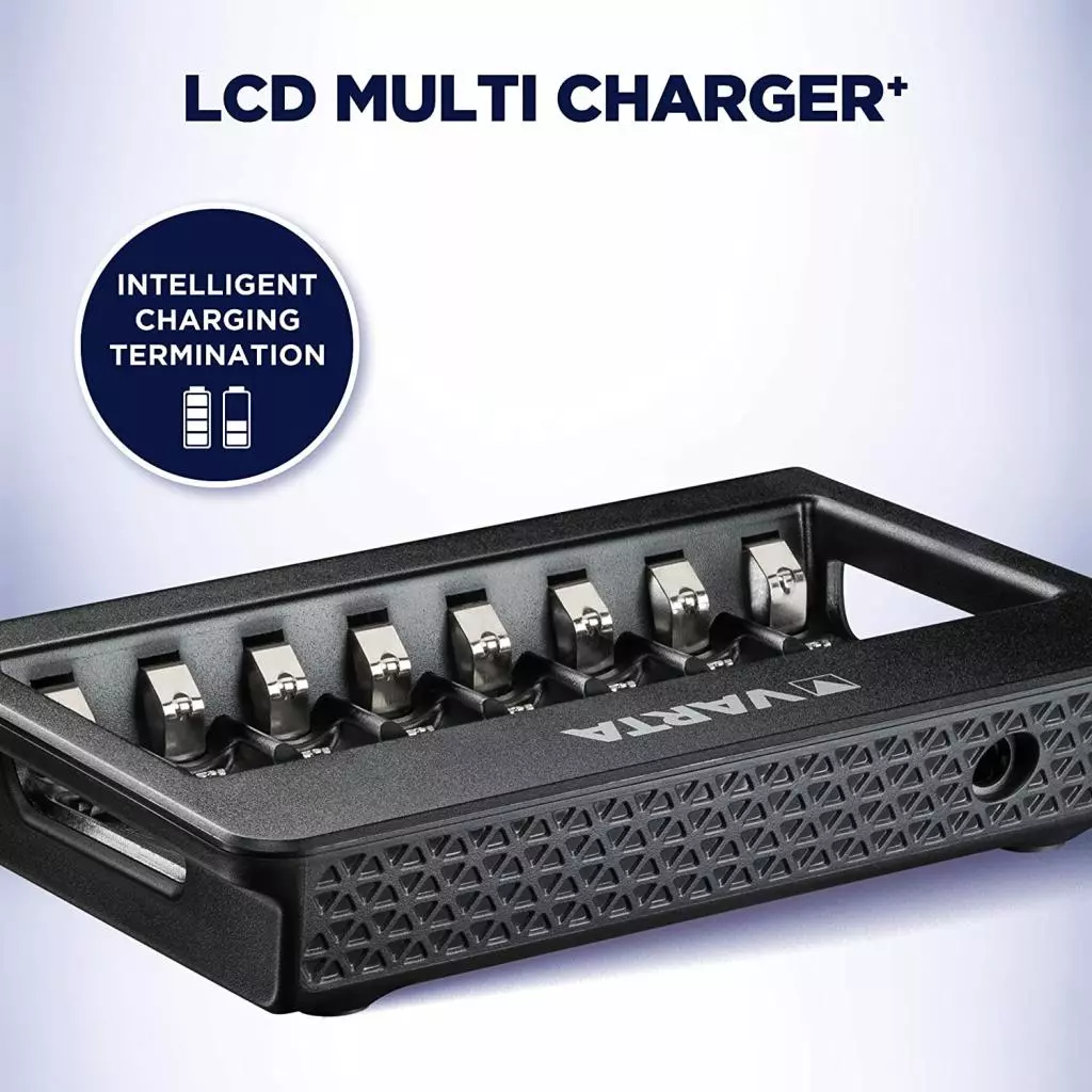 Зарядное устройство для аккумуляторов Varta LCD MULTI CHARGER PLUS (57681101401) - 5