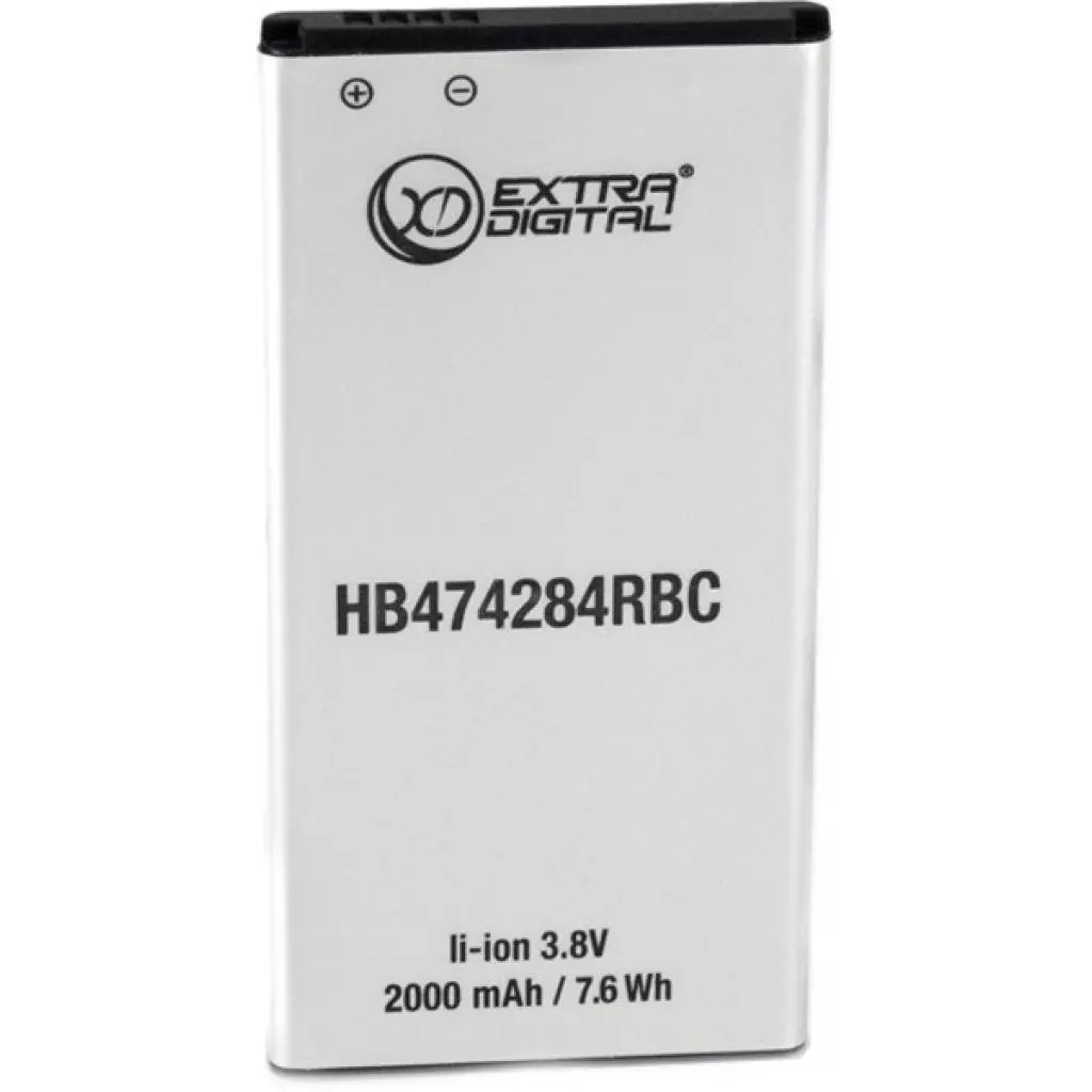 Аккумуляторная батарея для телефона Extradigital Huawei Ascend Y538 HB474284RBC 2000 mAh (BMH6433)